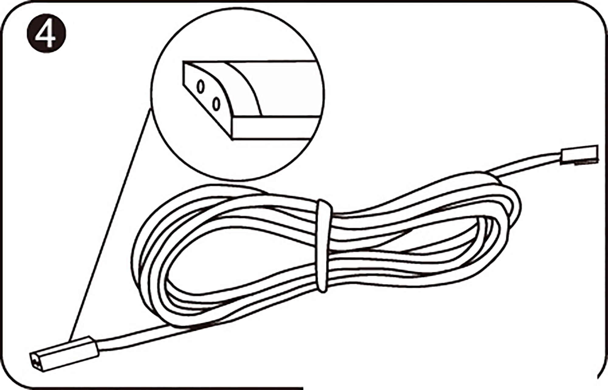 11011  Fluid Driver Connecting Cable Single Colour